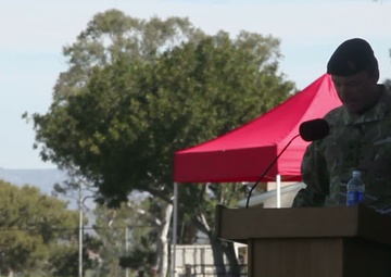 Brig. Stuart Skeates' Speech at the Memorial for U.S and coalition Forces for Regional Command (Southwest)