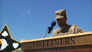 101st Sustainment Brigade cases its colors