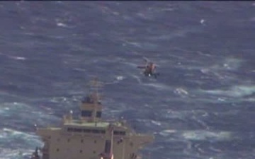 Coast Guard Medevacs Ailing Crewman From Ship 300 Miles Offshore