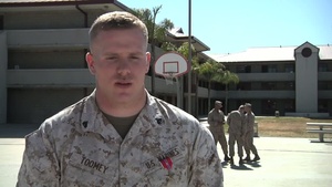 San Francisco Marine Awarded Bronze Star for Heroism in Afghanistan (Interview - Cpl. Toomey)