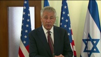 Hagel, Netanyahu Meet in Jerusalem