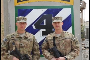 1LT Joshua and Daniel Moure