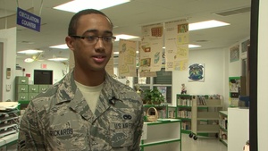 Sailors Airmen Volunteer at Upi Elementary School