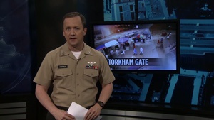 Soldiers Protect Torkham Gate
