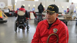 Part 1 of interview with GySgt. Pedro Aquino at the Wounded Warrior Games 2013