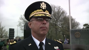 451st ESC Participates in Massing of the Colors