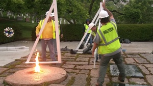JFK Eternal Flame Moved