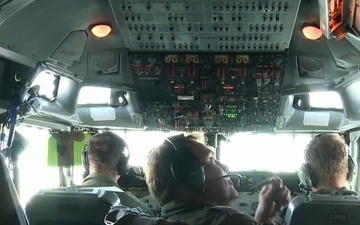 NATO AWACS Provide Security Support for Dutch Royal Handover