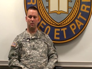 Chaplain Candidate Message from LT Cross