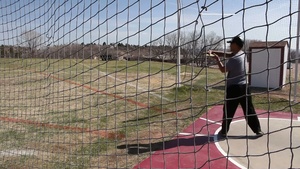 Cpl. Jonathan Ray Practices at the 2013 Warrior Games