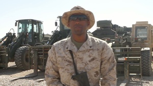 Cpl. Tristan K. Landrum Sends Greeting to Baltimore Orioles