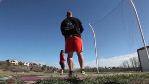 Cpl. Michael Politowicz Practices for Upcoming 2013 Warrior Games