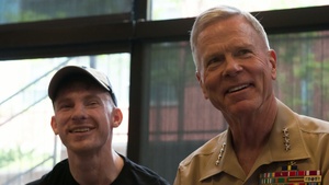 Commandant Helps Soldier Receive Arm Transplants (No Graphics)
