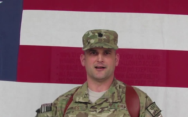 U.S. Air Force Lt. Col. Douglas Thies Mother’s Day shout out