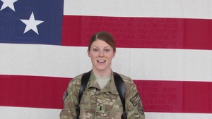 U.S. Air Force 1st Lt. Kelsey Flick Mother’s Day shout out