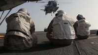 26th MEU CH-53 Flight Deck Operations