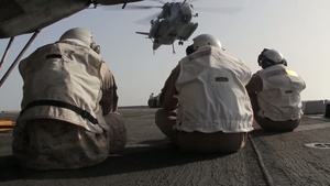 26th MEU CH-53 Flight Deck Operations