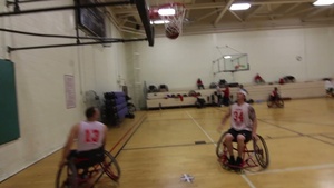 All-Marine Wheelchair Basketball Team Trains Before the 2013 Warrior Games