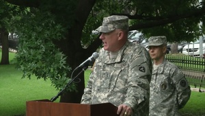 141 INF REG podium speeches
