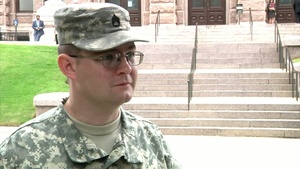 141 INF REG Ceremony Interview 1