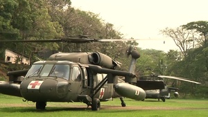 Aviation unit drills for Medevac in El Salvador