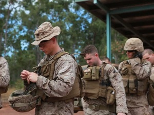 Marines and Australian Soldiers Aim to Shoot Each Other’s Weapons