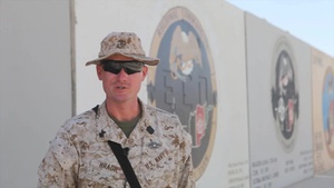 HN1 Justin Hradil Sends Greeting to Historic Half Marathon Runners