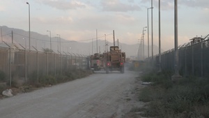 B-roll of Convoy in Afghanistan