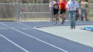 2013 Warrior Games track and field Visually Impaired 1500 Socom Ivan Castro b-roll