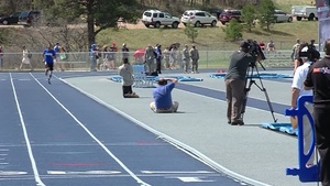2013 Warrior Games track and field below knee 1500 Scott Palomino b-roll