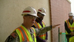 MG Cox Visits School Construction Projects at USAG Humphreys