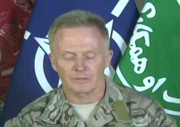 Maj. Gen. Tony Thomas - HQ-ISAF Press Briefing