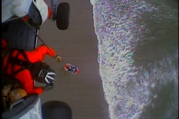 Coast Guard Hoists Distressed Teen from Surf off Sunset Beach, Ore.