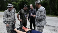 Col. Neuzivaldo Dos Anjos Ferreira visit to Camp Blanding