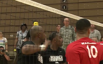 Army vs. Marines Volleyball Game