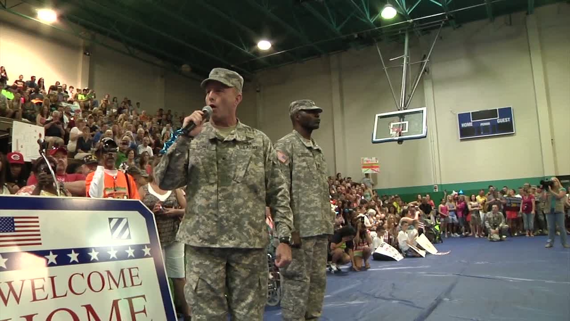 Elements of 3-7 Cavalry and 1-9 Field Artillery battalions, 2nd Brigade Combat Team, 3rd Infantry Division return from Afghanistan. Available in high definition.