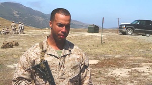 Infantry Marines execute live-fire maneuver training
