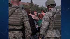 Around the Air Force: Aircraft Evacuation