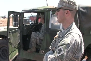 May 20th Tornado - Army Guardsmen Working Security Package