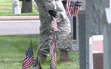 &quot;Flags In&quot; at Arlington National Cemetery