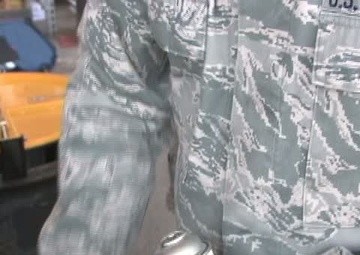 Aerosol can crusher saves environment and money for the 124th Fighter Wing