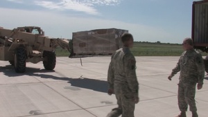 Oklahoma National Guard Aviation Unit Moves MRE's for Tornado Relief