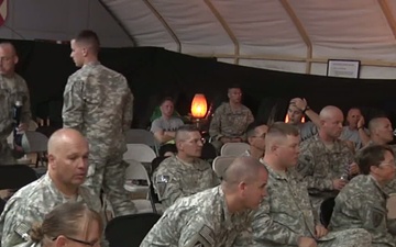 Troops Watching the Indy 500