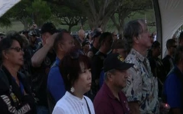 Hawaii Memorial Day Vietnam Veterans Candlelight Ceremony