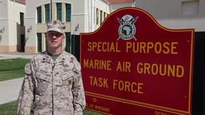 Sgt. Robert Luther Gives a Father's Day Greeting
