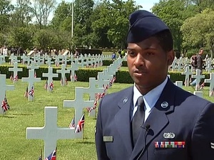 Airmen Visit Madingley American Cemetery (Long Version)