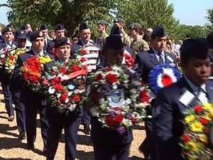 Airmen Visit Madingley American Cemetery (Short Version)