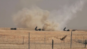 Marines with 5/11 Fire Rockets Using HIMARS