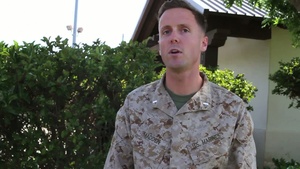 Artillerymen give back to San Juan Capistrano (Interview - Madden)