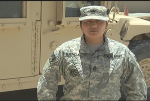 SFC Maria Baltazar Sends a Father's day Greeting to her Dad in Pomona, CA